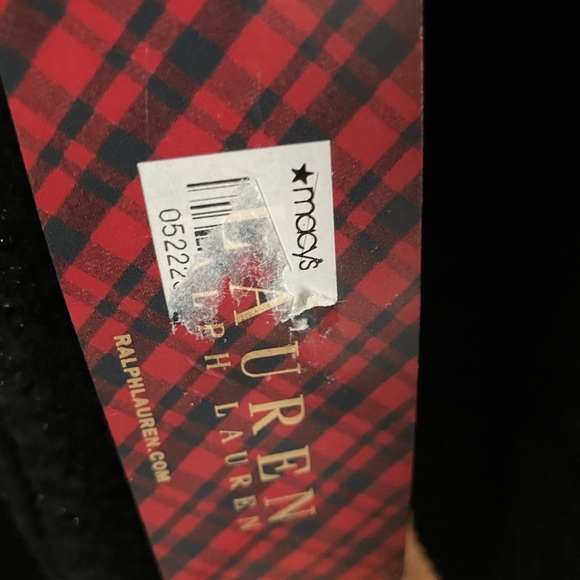 Lauren Ralph Lauren Black Sweater w/ metallic thread - Picture 3 of 4